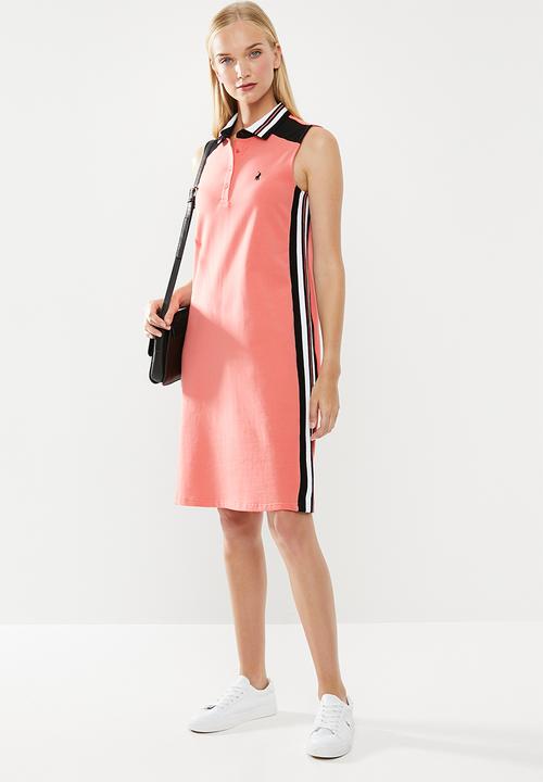 POLO - Erica casual dress - coral
