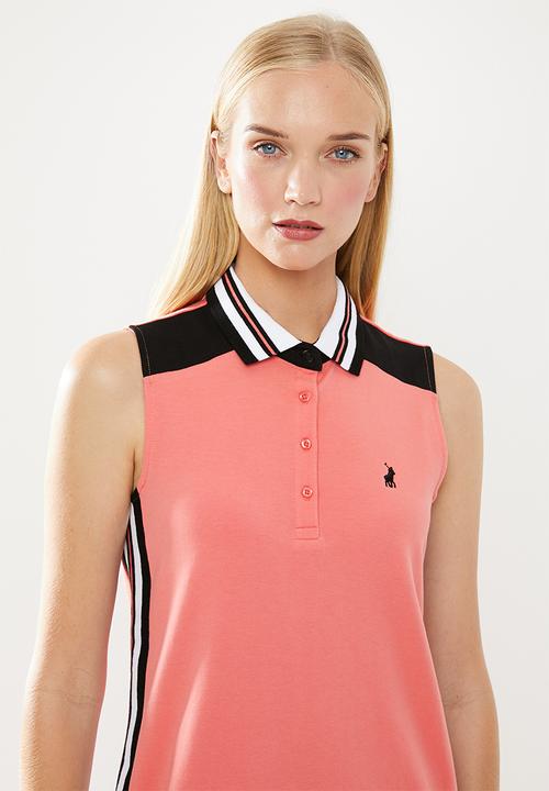 POLO - Erica casual dress - coral