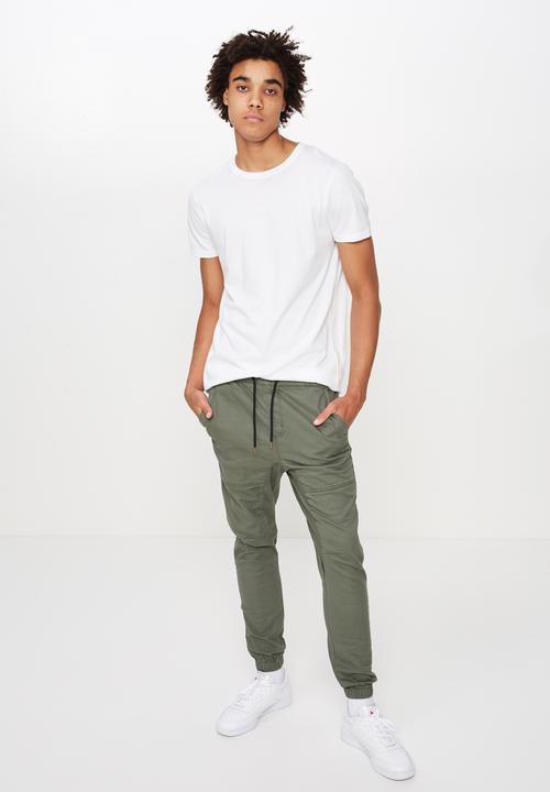 Factorie - Cuffed pant - green