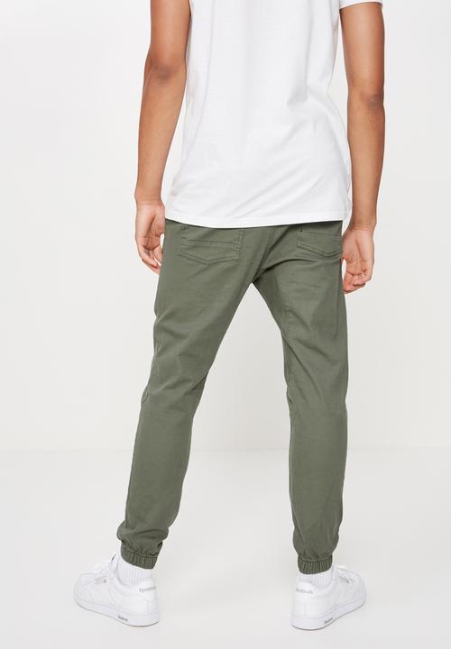 Factorie - Cuffed pant - green