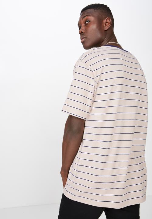 Factorie - Classic embroided stripe tee - multi