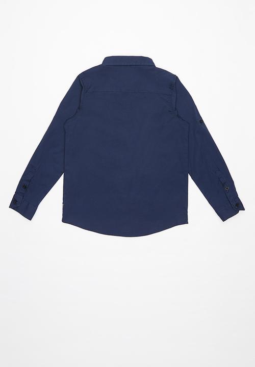 GUESS - Guess core woven shirt - navy