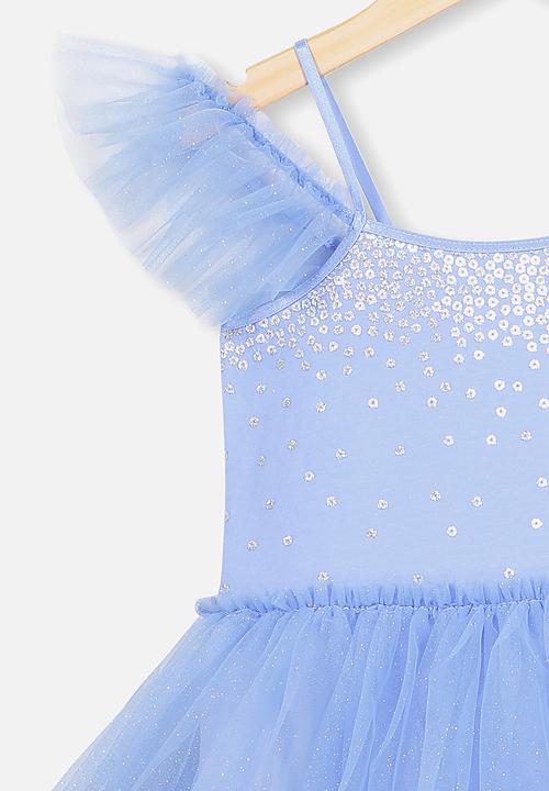Cotton On - Iris tulle dress -  blue
