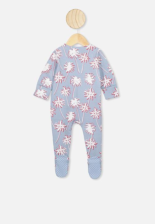Cotton On - The long sleeve zip romper - multi 