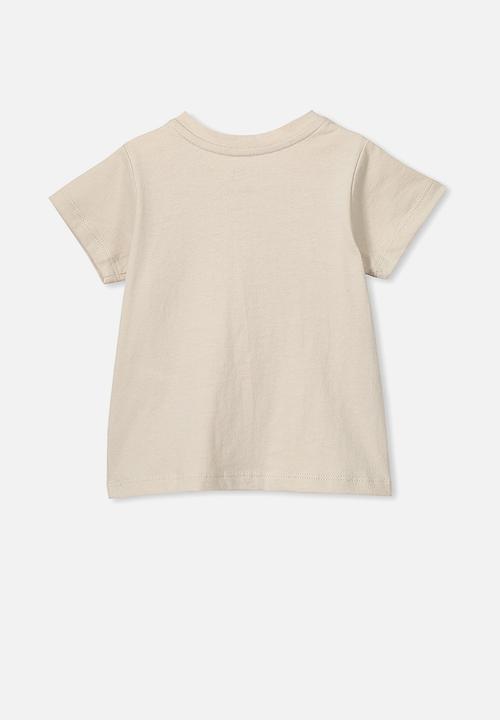 Cotton On - Jamie short sleeve tee - beige