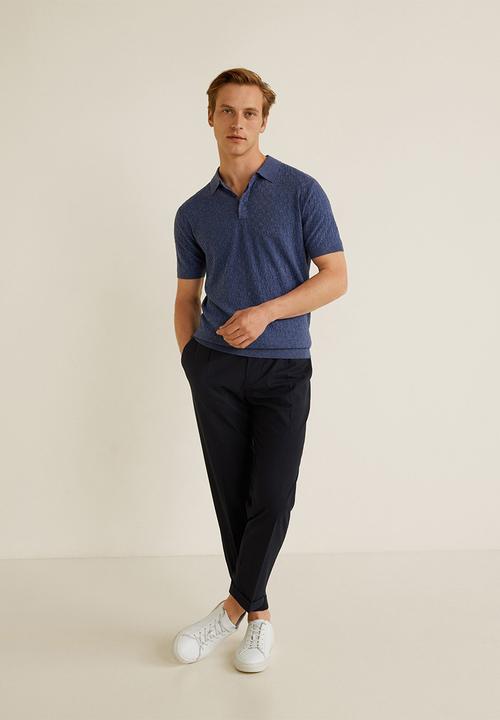 MANGO - Salguer polo - navy