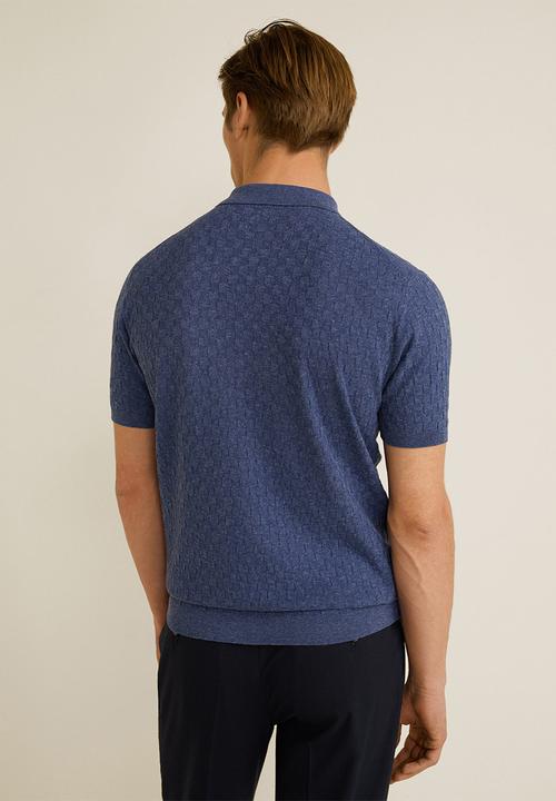 MANGO - Salguer polo - navy