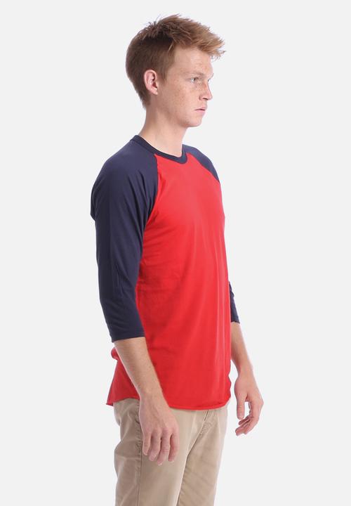 American Apparel - Poly-Cotton 3/4 Sleeve Raglan Shirt