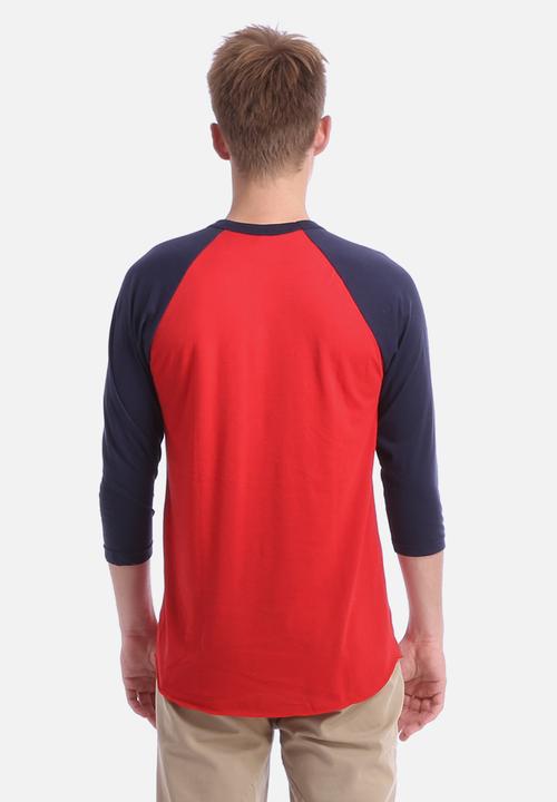 American Apparel - Poly-Cotton 3/4 Sleeve Raglan Shirt