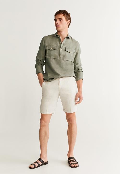 MANGO - Iguazu shirt - khaki