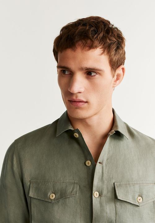 MANGO - Iguazu shirt - khaki