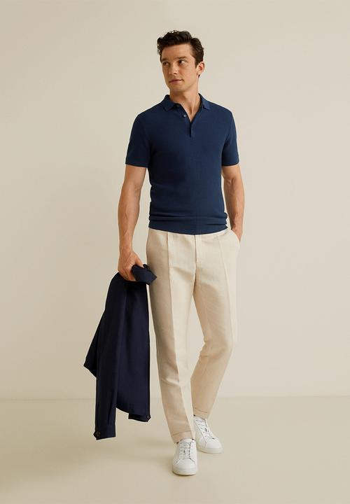 MANGO - Cas polo - navy