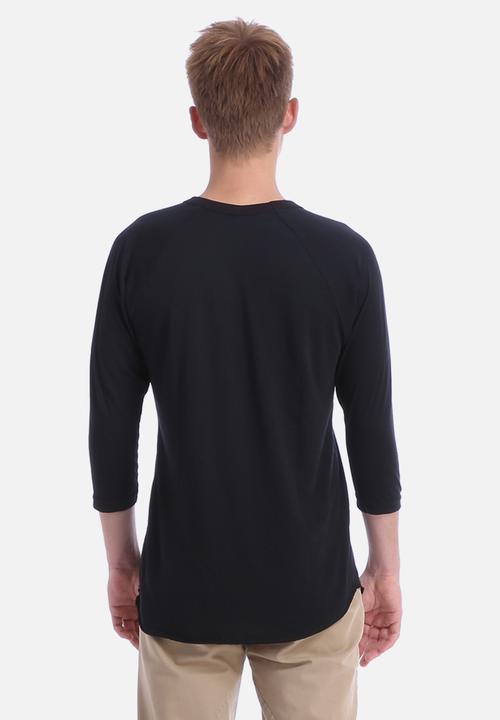 American Apparel - Poly-Cotton 3/4 Sleeve Raglan Shirt 