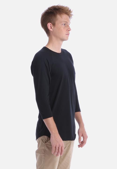 American Apparel - Poly-Cotton 3/4 Sleeve Raglan Shirt 