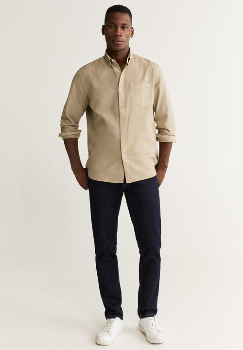 MANGO - Oxdye shirt - neutral