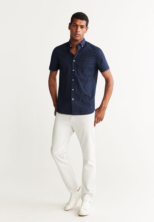MANGO - Henry shirt - navy