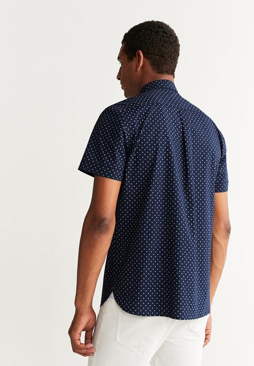 MANGO - Henry shirt - navy