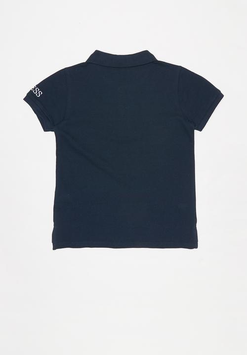 GUESS - Guess teens short sleeve core polo tee - navy