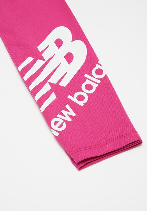 New Balance  - Girls long tights - pink