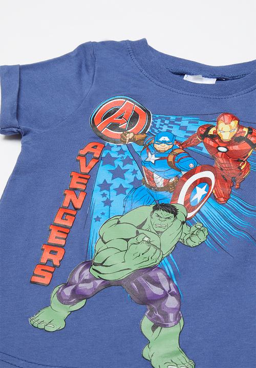 Pop Candy - Boys avengers tee - blue