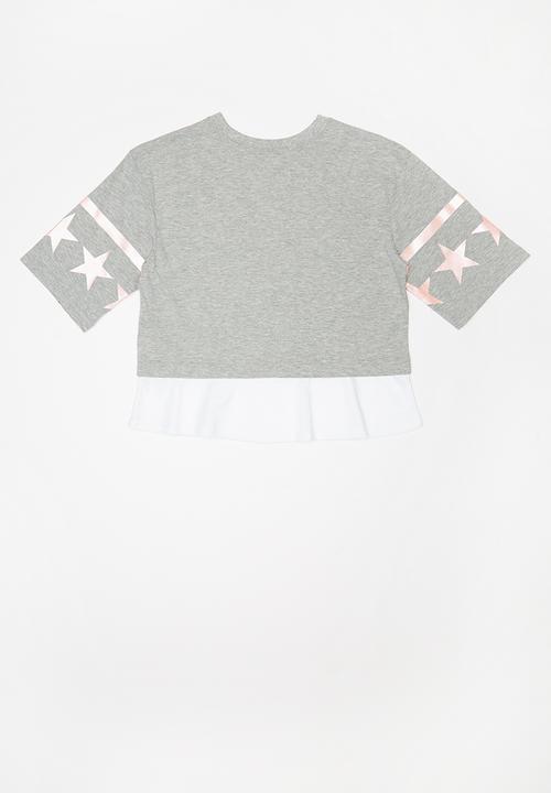 Converse - Converse all star peplum knit top - multi