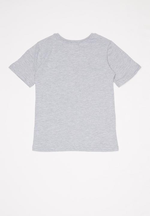 Pop Candy - Single skater tee - grey melange