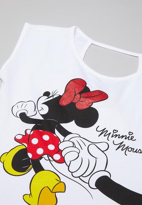 Rebel Republic - Teens Minnie Mouse tee - white