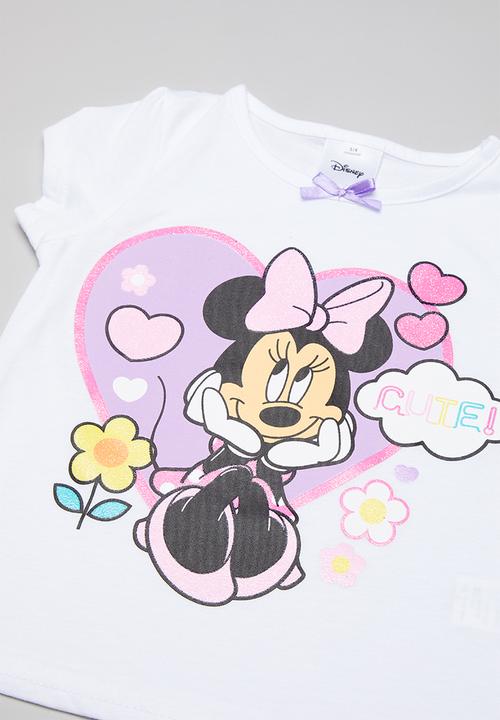 Pop Candy - Girls minnie mouse set - white & purple