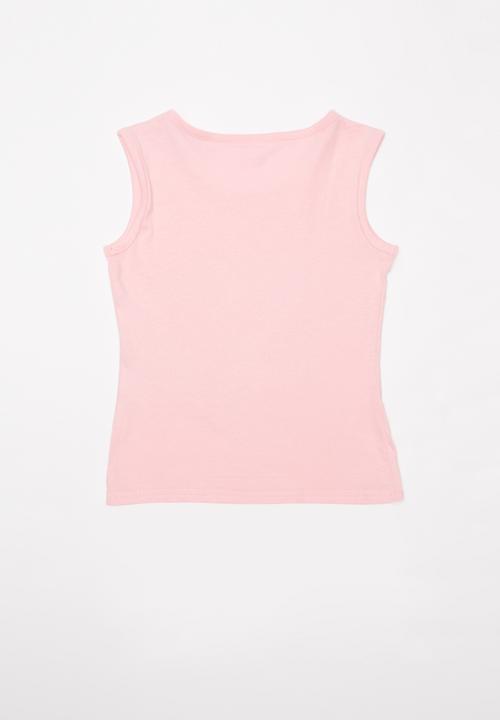 Pop Candy - Girls tie front Minnie Mouse tee - pink