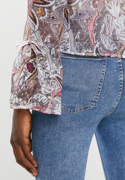 Superbalist - Sheer gypsy blouse - multi 