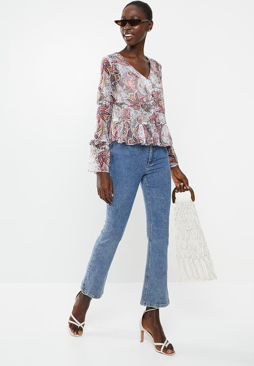 Superbalist - Sheer gypsy blouse - multi 