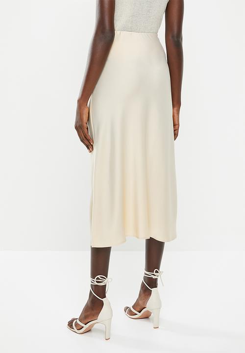 New Look - Eros midi skirt - cream