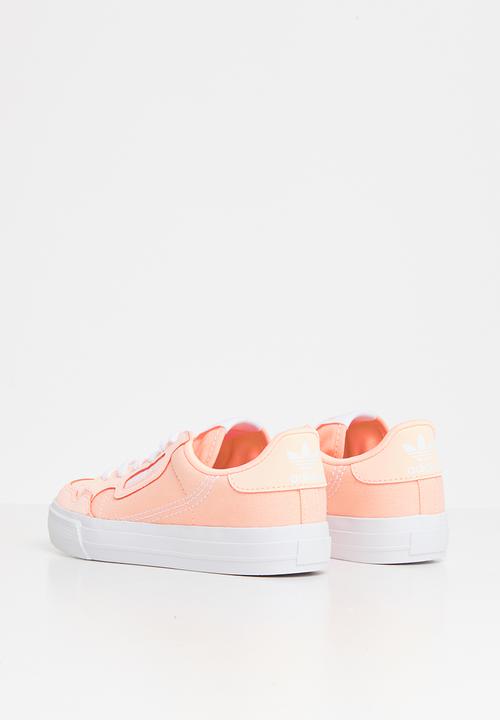 adidas Originals - Continental vulc c - clear orange & ftwr white