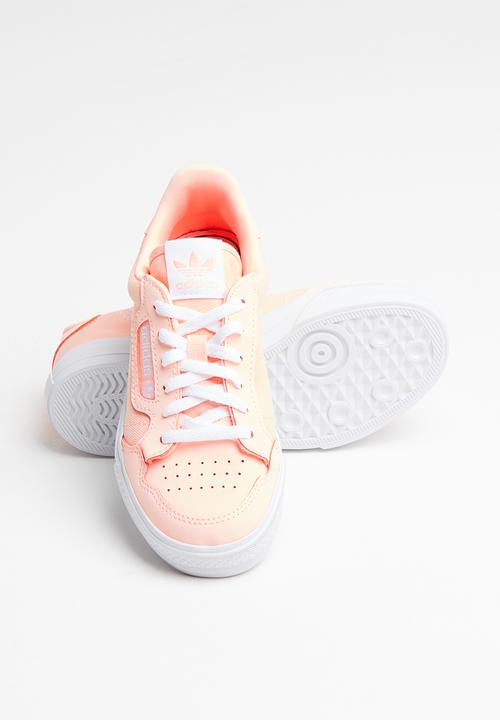adidas Originals - Continental vulc c - clear orange & ftwr white