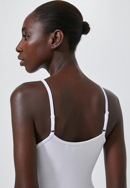 Superbalist - 2 Pack cami bodysuit - black & white