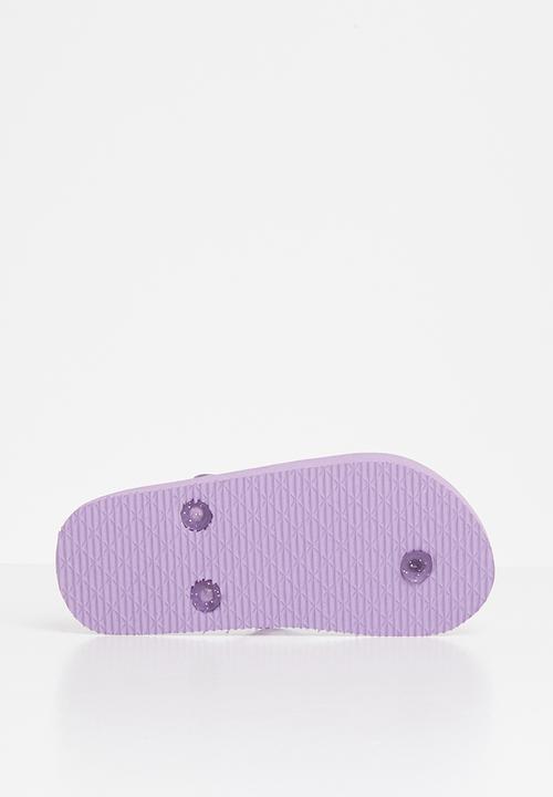 Rebel Republic - Frozen flip flop - purple & blue