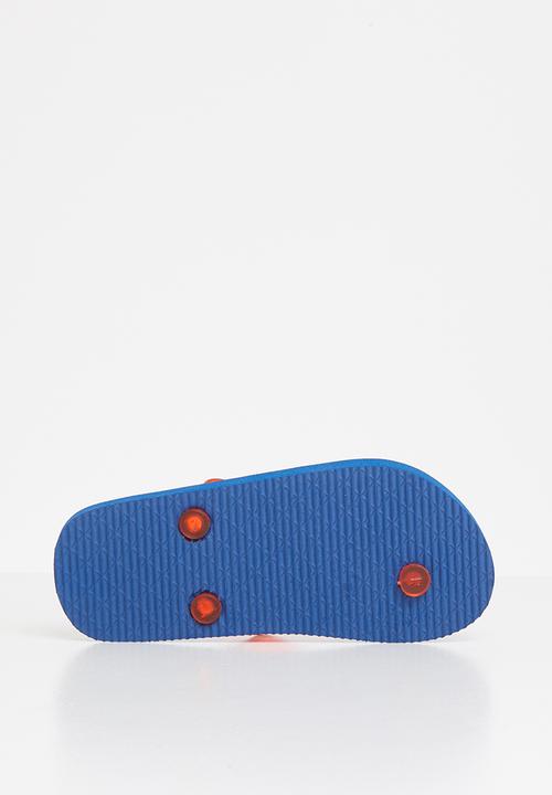 Pop Candy - Spiderman flip flop - dark blue & red