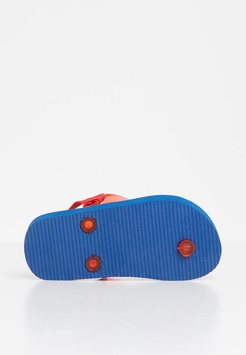 Pop Candy - Spiderman flip flop - dark blue & red