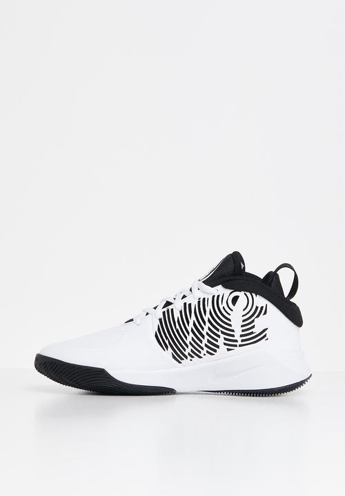 Nike - Team hustle d 9 (gs) - white/black