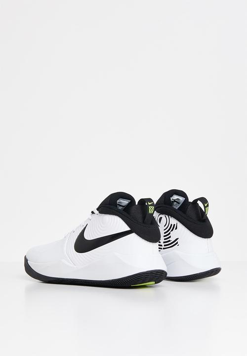 Nike - Team hustle d 9 (gs) - white/black