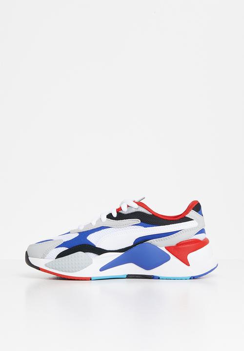 PUMA - Rs-x³ puzzle junior sneakers - white/dazzling blue