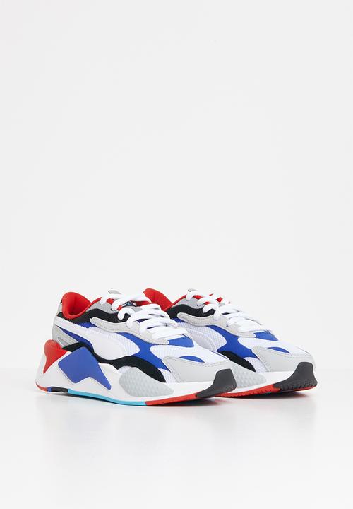 PUMA - Rs-x³ puzzle junior sneakers - white/dazzling blue