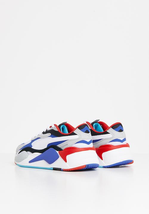 PUMA - Rs-x³ puzzle junior sneakers - white/dazzling blue