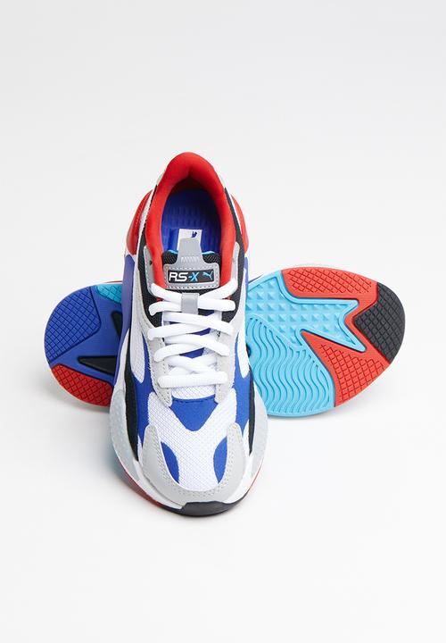 PUMA - Rs-x³ puzzle junior sneakers - white/dazzling blue