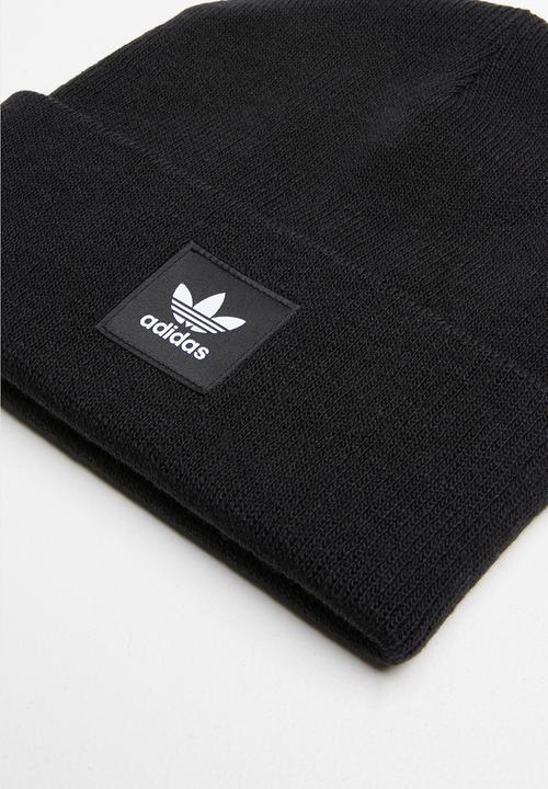 adidas Originals - Adidas Originals cuff knit beanie - black