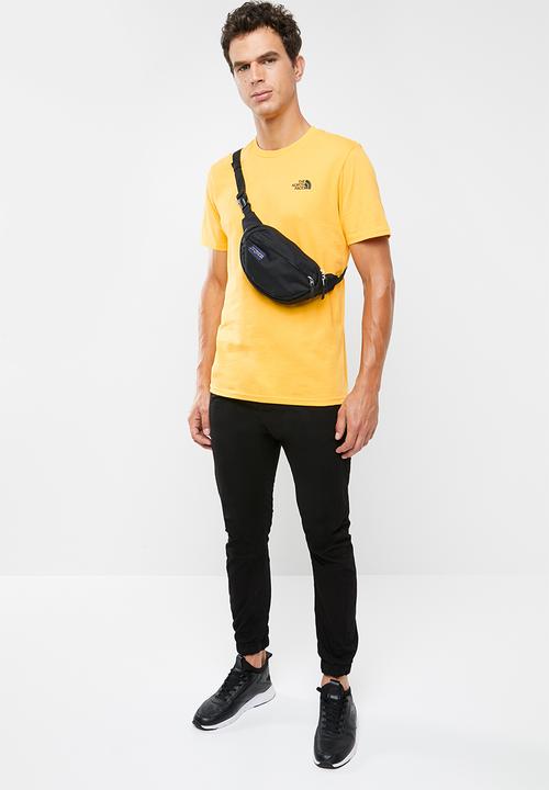 The North Face - Redbox logo short sleeve tee - yellow & black