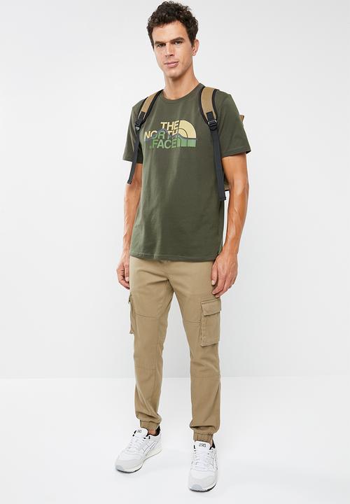 The North Face - Mountain line short sleeve tee - khaki