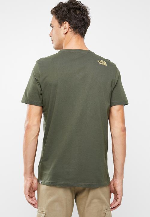 The North Face - Mountain line short sleeve tee - khaki