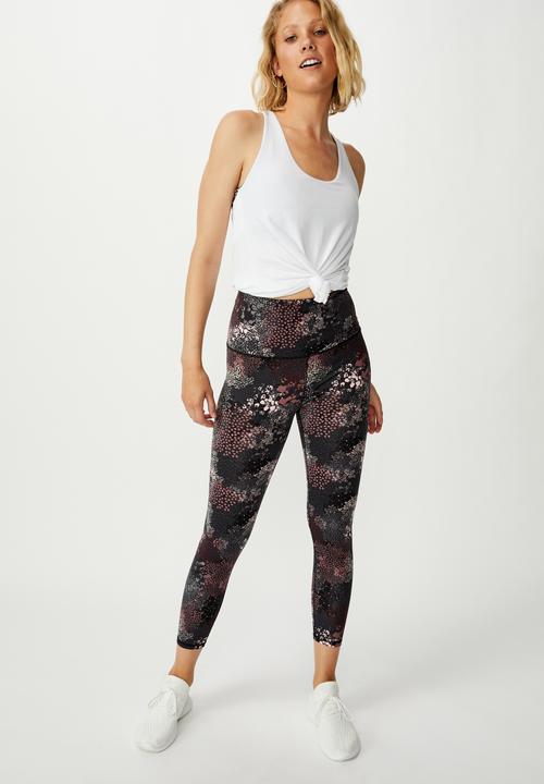 Cotton On - Gym to swim 7/8 tight - rose sangria