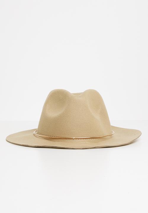 Wide brim hat-tan Superbalist Headwear | Superbalist.com
